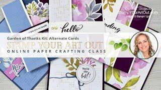 Garden of Thanks Kit: Alternate Cards