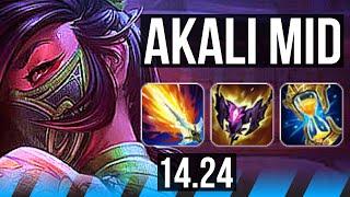 AKALI vs YASUO (MID) | KR Diamond | 14.24