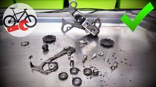 How to service the rear derailleur on a Shimano SIS bike - service instructions