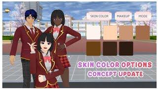 New Update Concept! Skin Color Option in Sakura School Simulator  [CONCEPT ONLY]