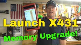 Launch X431 Automotive Scan Tool Memory Storage Upgrade