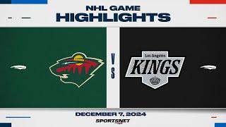 NHL Highlights | Wild vs. Kings - December 7, 2024