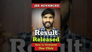 JEE Advanced 2025 Result OUT | Cut Off JEE ADVANCED 2025 | JEE Advanced 2025 Marks vs Rank