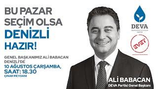 Denizli Çınar Meydanı'ndayız