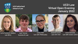 UCD Law Open Evening 2022