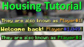 [UPDATED] How to make PlayerIDs in your House! (Hypixel Housing Tutorial)