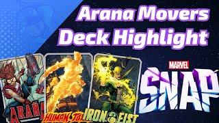 Arana move combo gets MASSIVE! | Marvel SNAP Deck Highlight