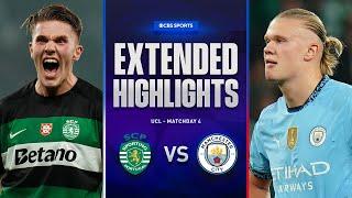 Sporting CP vs. Man. City: Extended Highlights | UCL League Phase MD 4 | CBS Sports Golazo