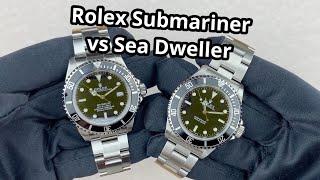 Rolex Submariner vs Rolex Sea Dweller | A quick look! 16600 vs 14060M