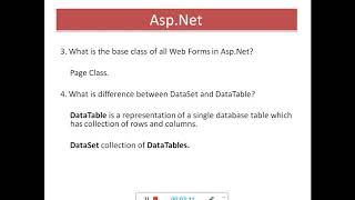 Crack Dot Net Interview #Asp.Net Interview Question# Answer