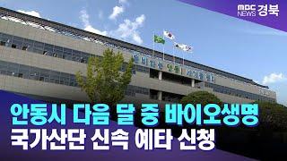 안동시 다음 달 중 바이오생명 국가산단 신속 예타 신청 / 안동MBC