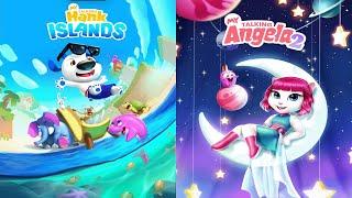 My Talking Angela 2 vs My Talking Hank islands New Update IOS Andriod Gameplay 2024 Ep4050