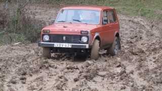 niva vs Pajero vs UAZ offroad mud