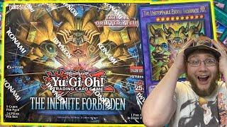 Konami's NEWEST Set! GODLY Yu-Gi-Oh! The Infinite Forbidden Unboxing