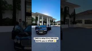 Is this $14,700,000 Modern Spanish Mega Mansion worth it?! #shorts