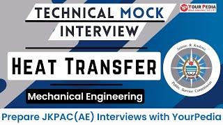 Heat transfer Actual Interview Question asked in JKPSC(AE) interviews | ME | Prepare with YourPedia