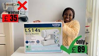 UNBOX MY BROTHER LS14S WITH ME| Do not buy a second hand sewing machine; learn from my experience