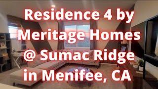 Model Home Tour | Residence 4 | Sumac Ridge by Meritage Home | Menifee, CA