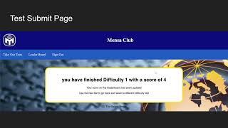 The Galaxy Brians Web Programming Project 2: The Mensa Club