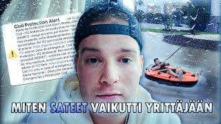 Rankkasateet Ja Myrsky Valtasi Aurinkorannat