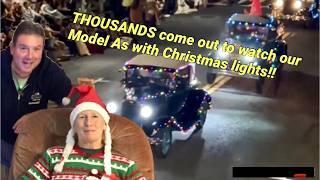 How to prepare a 1931 Ford Model A for a Lighted Christmas Parade