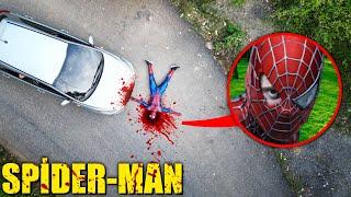 SPIDERMAN IS DIE! - I HIT SPIDER MAN WITH THE CAR! 