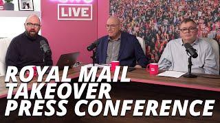 CWU PRESS CONFERENCE - ROYAL MAIL TAKEOVER | CWU LIVE