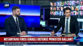 'Jolt to the system': Netanyahu fires defense minister Gallant