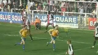 Rob Duffy scores with overhead kick at Woking in 2009