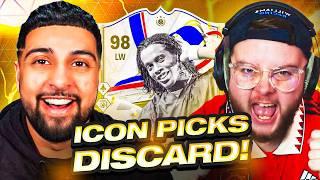 50 Icon Player Picks But The Loser DISCARDS EVERYTHING!!!