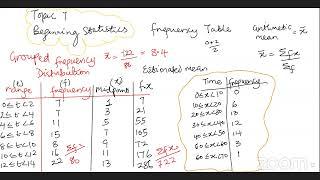 Foundation Maths - Topic 7 Beginning Statistics