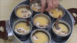 茶碗蒸/Steamed Egg custard/convenient, delicious,-- homemade dishes｜樂在其中廚房