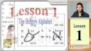 Learn Biblical Hebrew - lesson 1 - Hebrew AlefBet | by eTeacherBiblical.com
