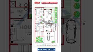 35x55 South facing house plan #houzy #house #homeplan #houseplanning #2bhkhouse #viral #home #south