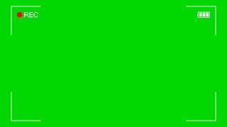 camera recording green screen