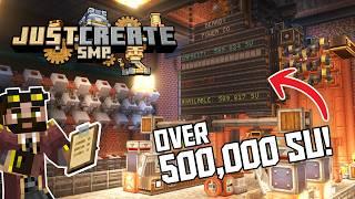 I created HUGE amounts of STEAM POWER in Minecraft Create Mod! [#8]
