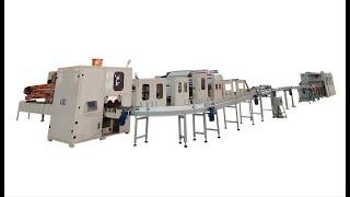 Automatic glue lamination toilet paper and kitchen towel paper making machine production line