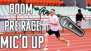 800M Olympic Medalist Pre-Race Routine | Clayton Murphy Mic'd Up