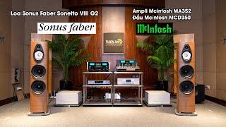 Loa Sonus Faber Sonetto VIII G2 - Trang Bị Nhiều Tiến Bộ Công Nghệ Mới - Mang Lại Âm Thanh Ấn Tượng