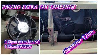 PASANG EXTRA FAN TAMBAHAN SUZUKI BALENO - TOTAL 3 KIPAS