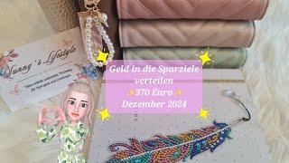 ️️Challenges beendet | Geld in Sparziele verteilen | Wallet Binder | Dezember 2024️️