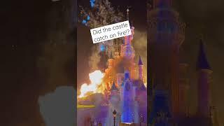 Disney Castle on fire!?