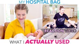 What I actually Used in my HOSPITAL BAG!