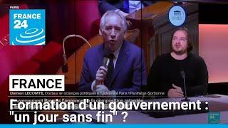 Formation d'un nouveau gouvernement : "un jour sans fin" ? • FRANCE 24