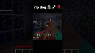 dawg got the worst luck ever #minecraft #gaming #minecraftdog #minecraftmemes #xbox360 #oldmc