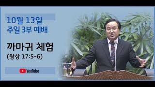 241013 3부예배-까마귀 체험(왕상 17:5-6)