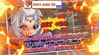 Share Game Lậu HSO Miễn Phí 2 Tỷ VND Full Set Đồ Skin Cánh Pét +20 Chỉ Số Max Ảo Exp x9999% Có IOS