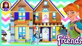 Lego Friends Mia's House Build Part 1 Review for Kids