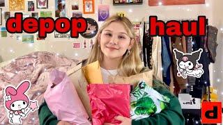 depop unboxing + try on haul! 彡