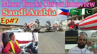 Mixture Trucks Driver Interview Ep7 Kingdom of Saudi Arab Riyadh| DanishPardesi | Urdu Arabi Video